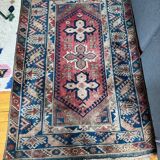 Handwoven wool Turkish carpet Nidge Kars