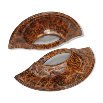 Pair of Ghiplen Ghidini wall light