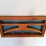 Scandinavian coat rack in solid teak Denmark 1960s