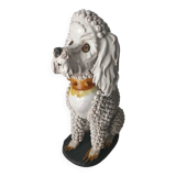 Sealed Dog Animal Glazed Ceramic Sculpture