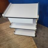 Vintage trolley on wheels