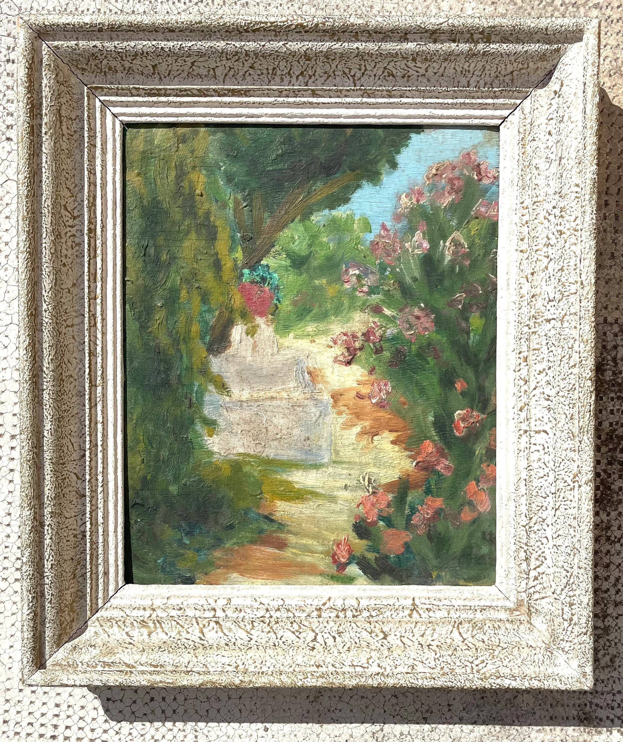 Vintage French Provence Oil Painting
