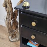 Black chest of drawers