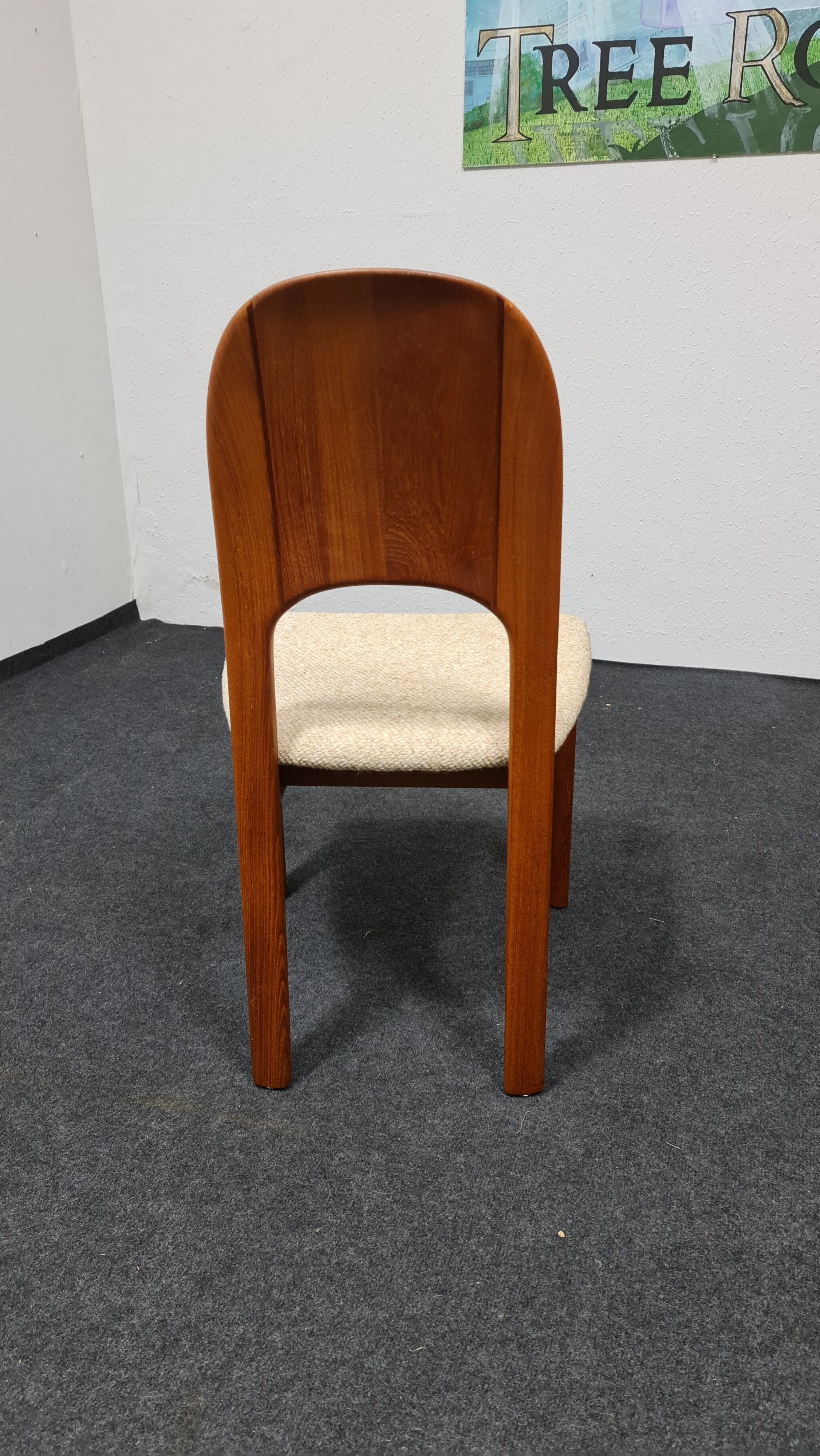 Four vintage Danish design dinning chairs by Holstebro møbelfabrik a/s