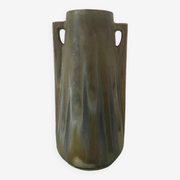 Vase en grès Denbac Art Deco vintage