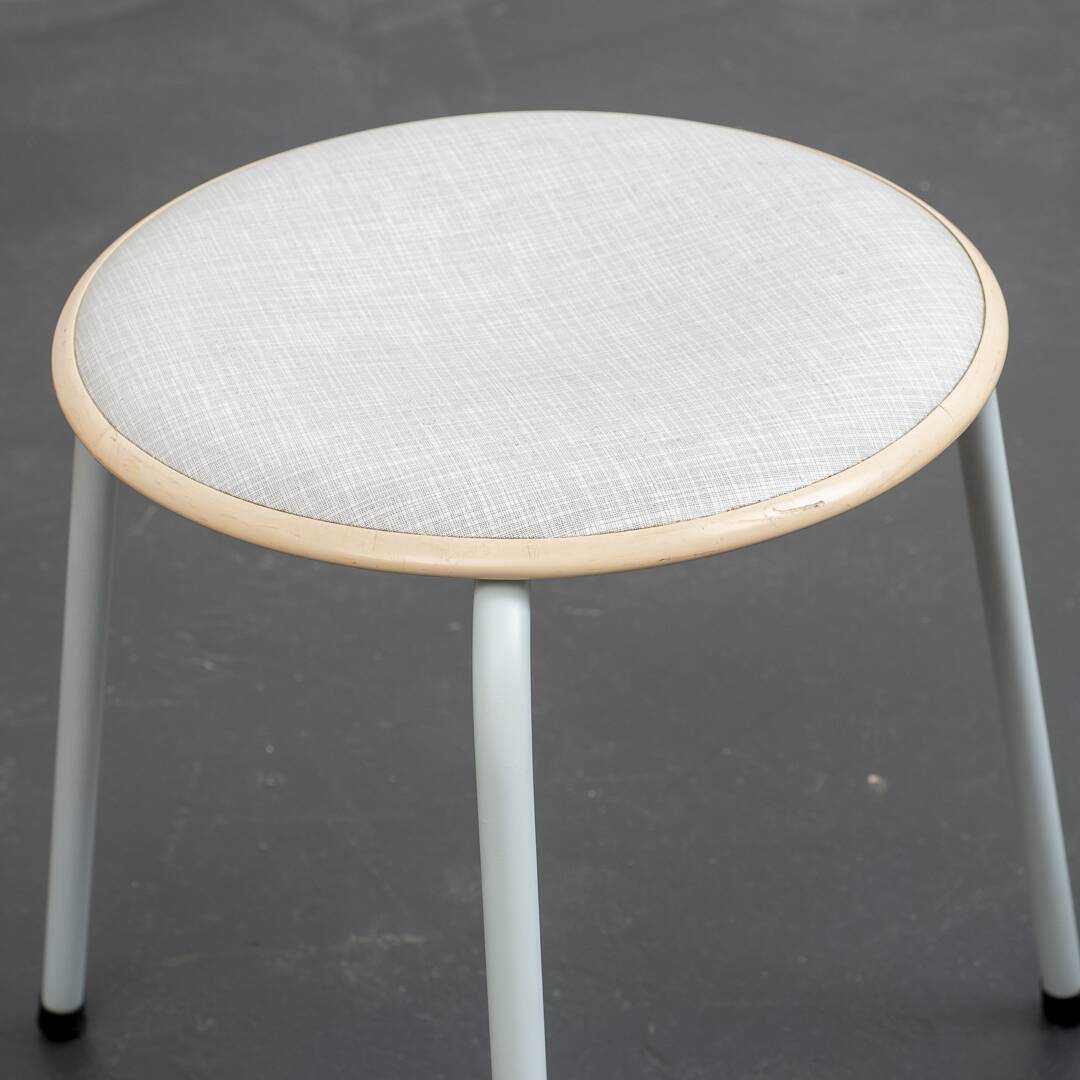 1950s "Werzalit" stool: available 2, Bauhaus Design