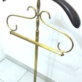 Valet de nuit en acajou et laiton style néoclassique
