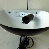 Pair wall sconces in black metal