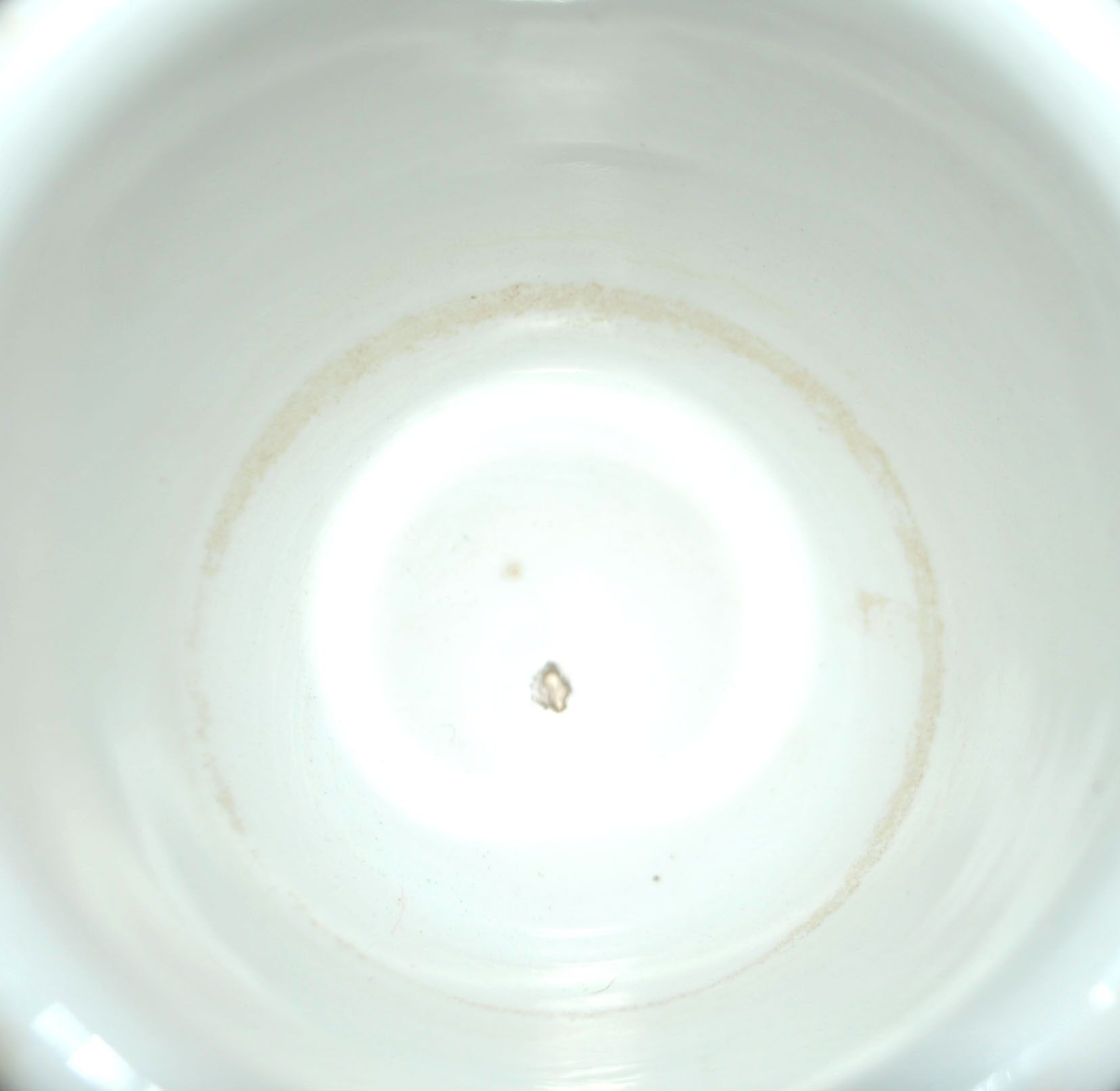 Sarreguemines coffee cups brulot in opaque china bistro.