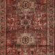 Vintage Turkish hallway rug 84x388 cm