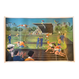 Ogé-Hachette poster "the stadium / the menagerie"