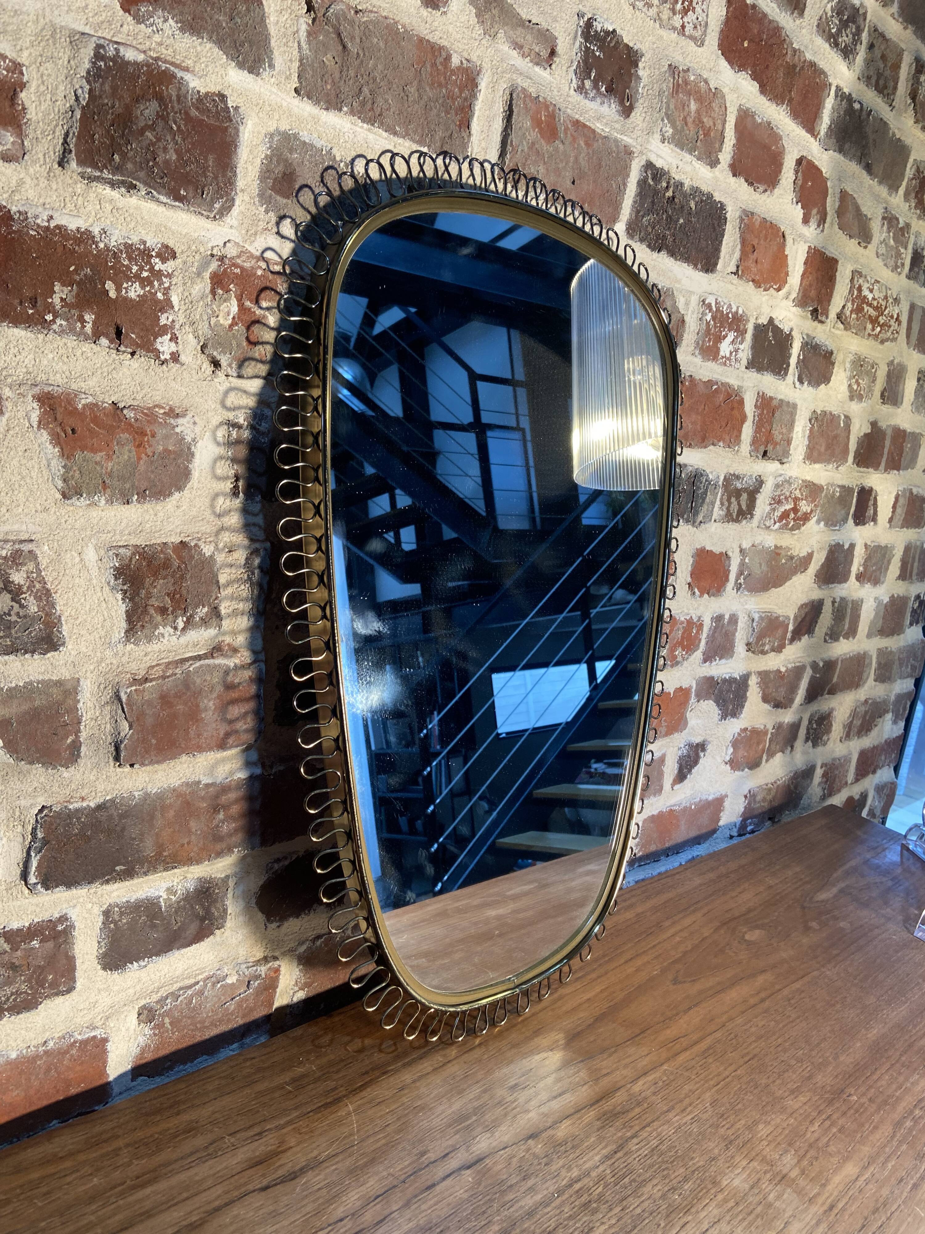 Miroir de style Josef Frank