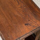 1940s bedside table in solid oak