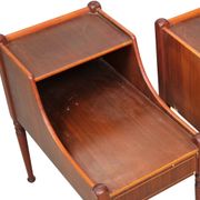 Pair of vintage Danish bedside tables in mahogany – 1950s
