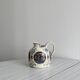 Hand painted ceramic decorative pitcher