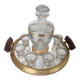 Art Deco liqueur service