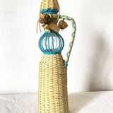 Vintage scoubidou bottle