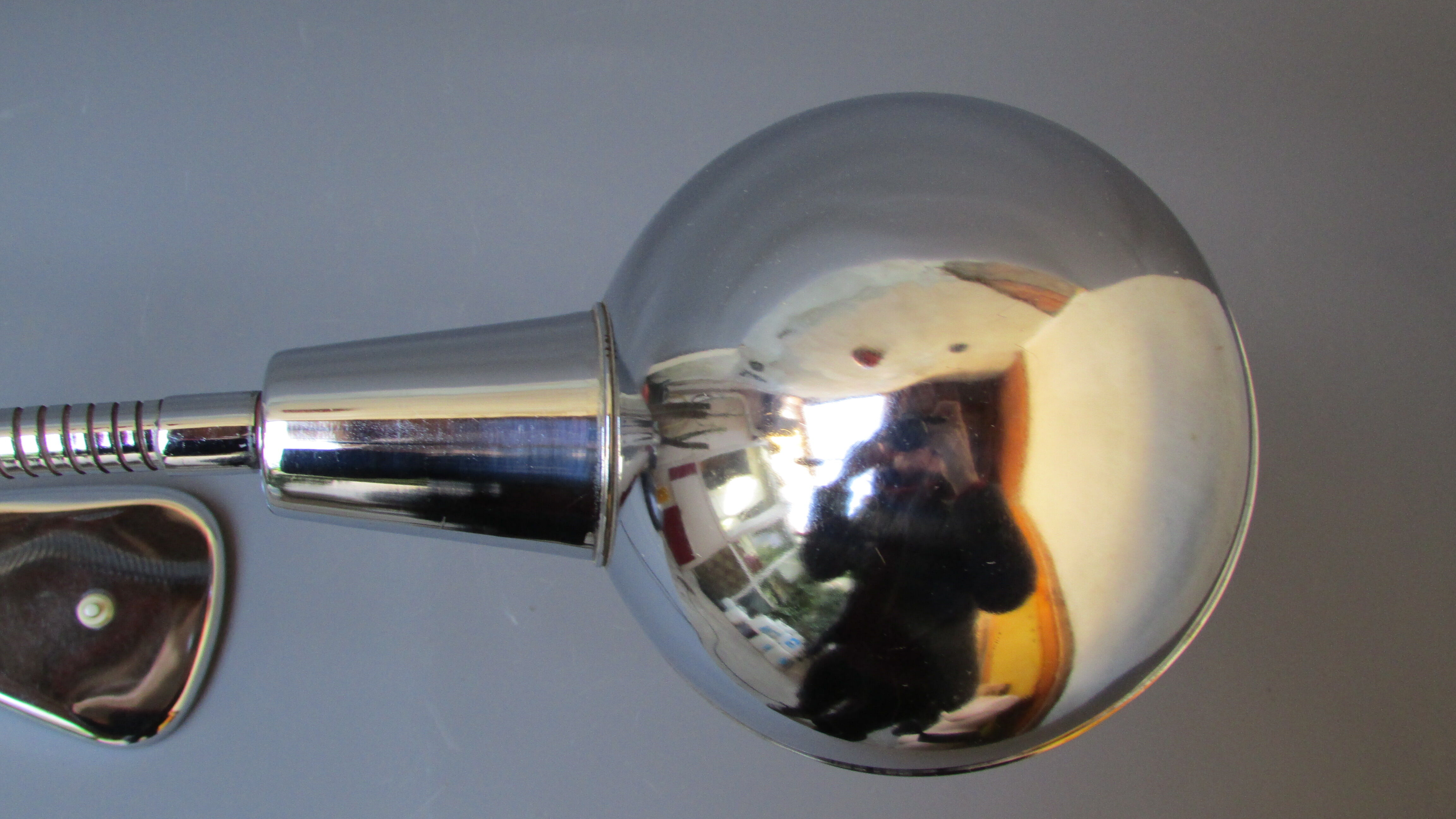 50s chrome articulated desk lamp