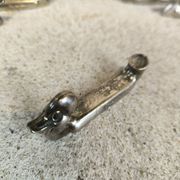 Set of 12 vintage knife rests, place card holders.