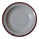 Round hollow serving plate in porcelain from Chastagner et Cie in good condition.