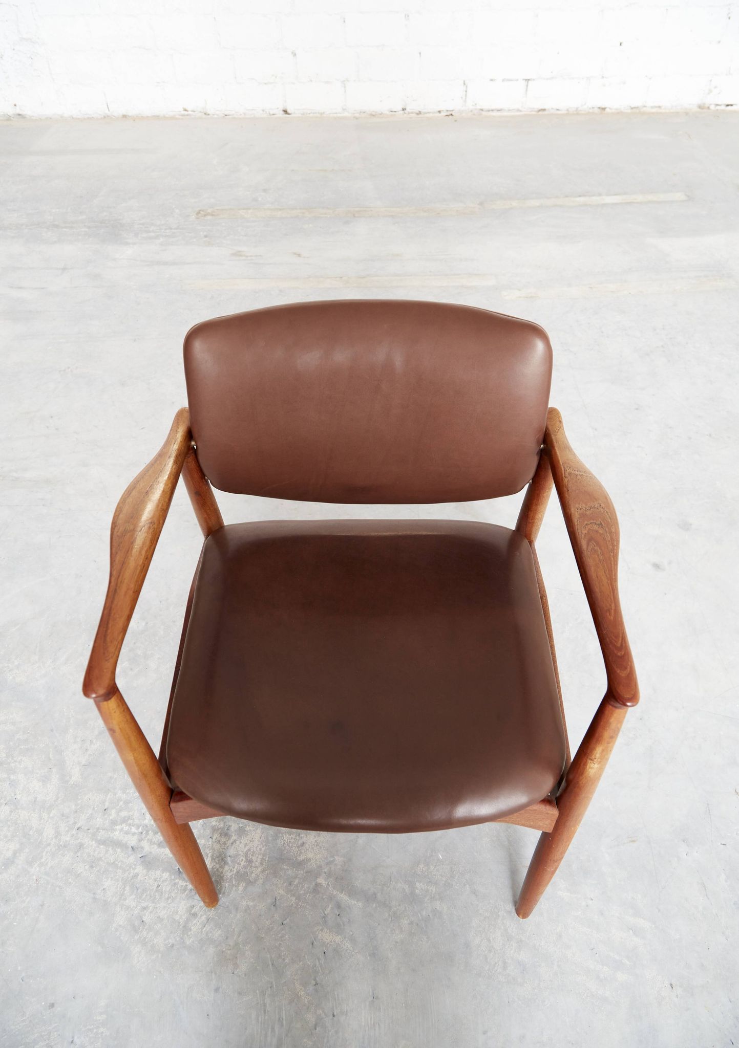 Vintage Captain's Chair in Teak by Erik Buch for Ørum Møbler