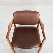 Vintage Captain's Chair in Teak by Erik Buch for Ørum Møbler