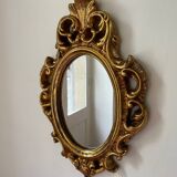 Golden rockery mirror