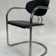 Vintage dining chair effezeta made in Italy design chrome