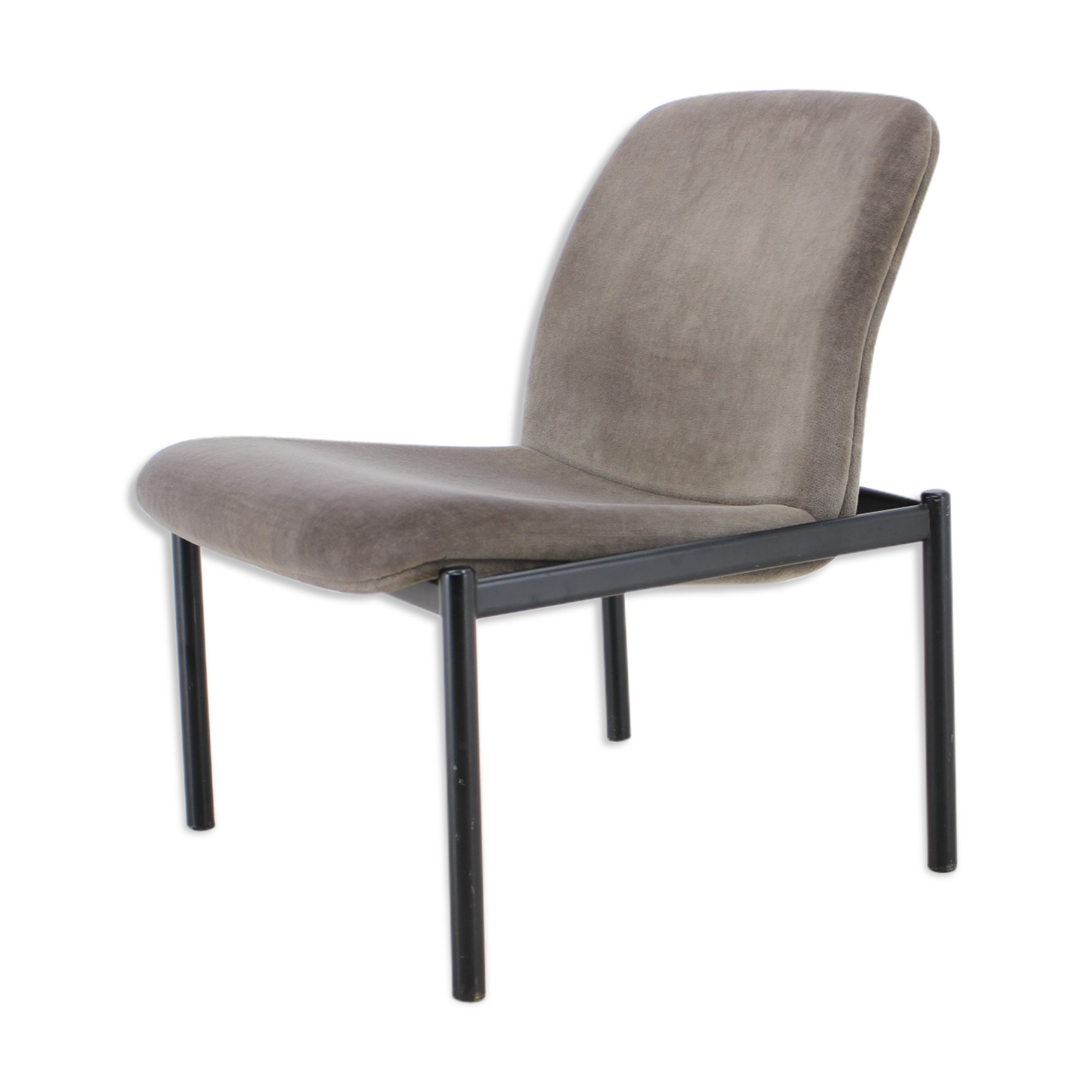 1970s German steel side chair from Drabert