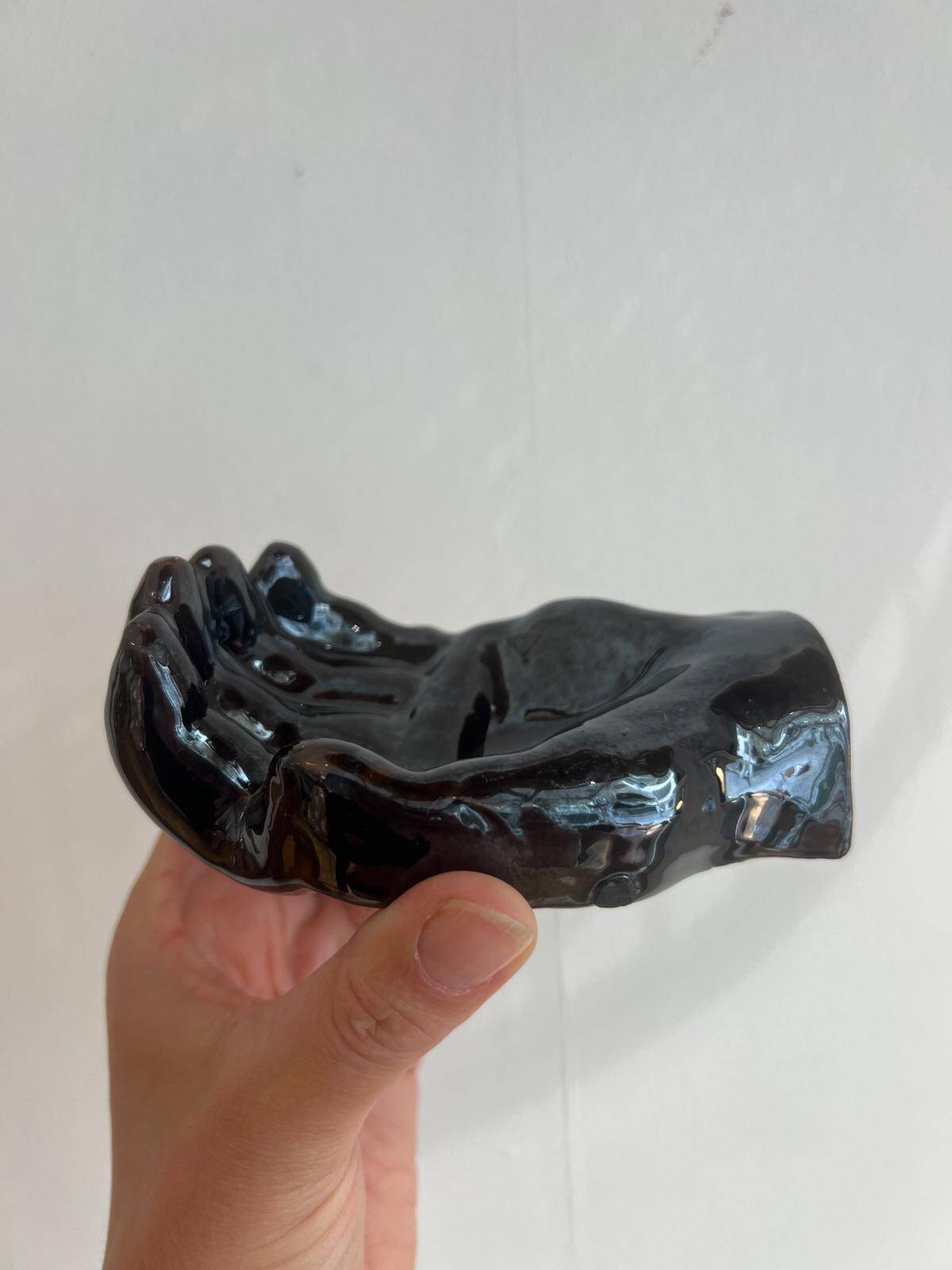 Handmade ceramic hand