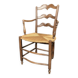 Straw armchair