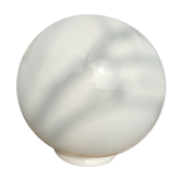 White opaline globe medium format