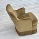 1970s, Danish lounge chair, light green furniture velour, beech wood.