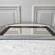 mirrored tray in chrome and wood 60s