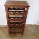 Solid wood wine rack