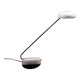 Lampe de bureau italienne en blanc et noir, années 1980