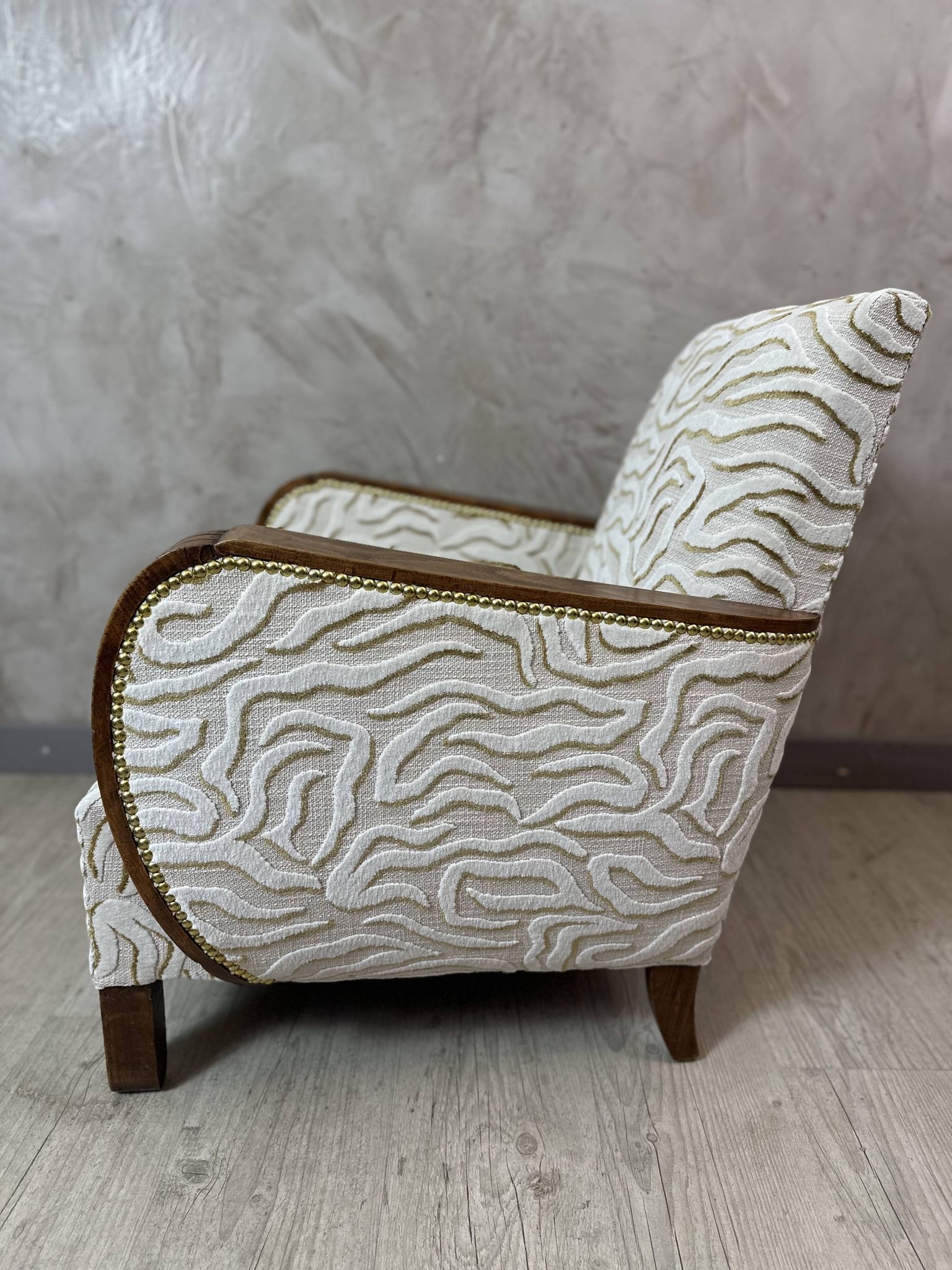 Art Deco armchair restored