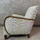 Art Deco armchair restored