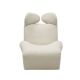 Wink White Armchair Designed by Toshiyuki Kita for Cassina, 1980s