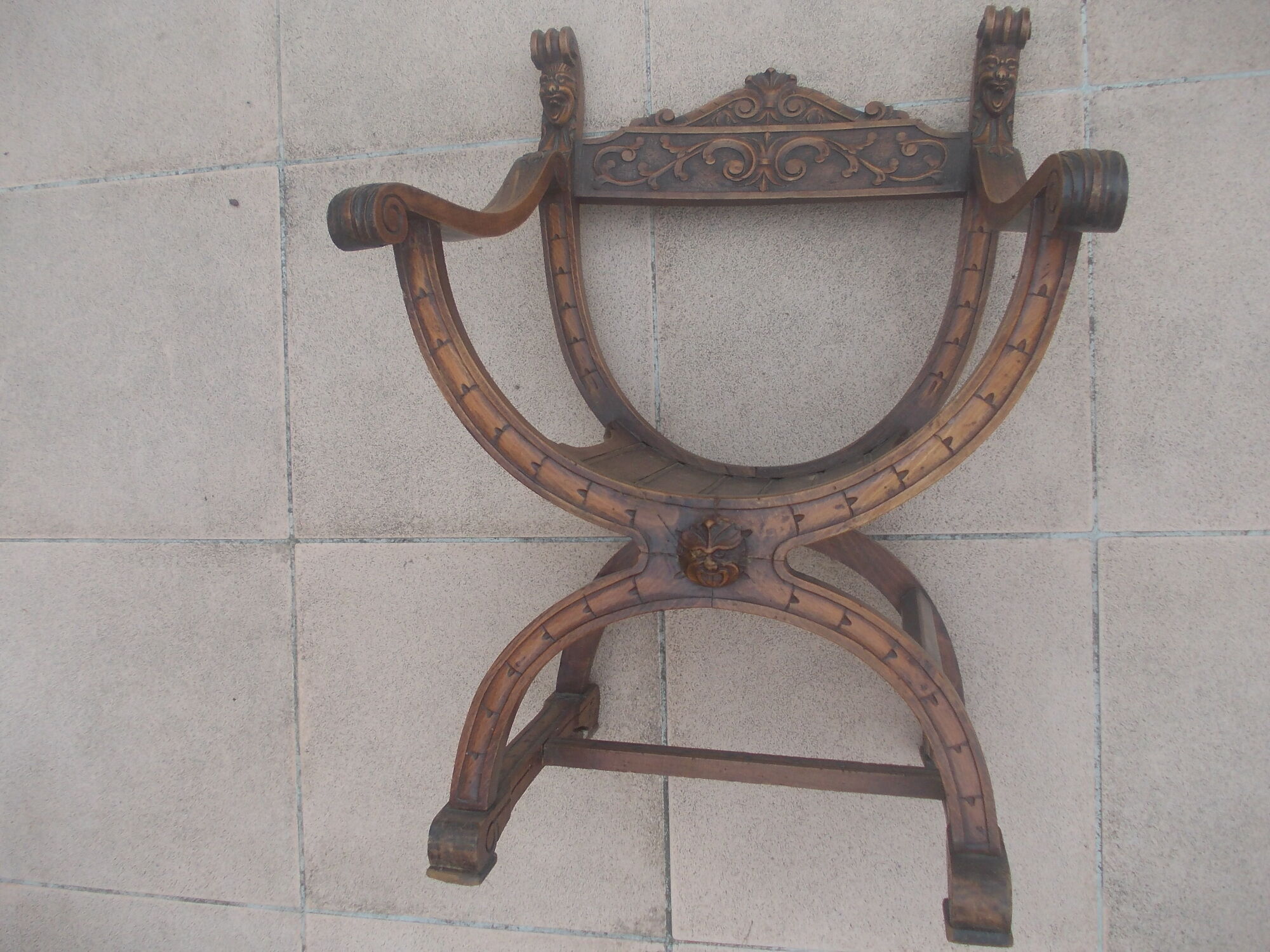 Dagobert curl chair neo renaissance late 19th century