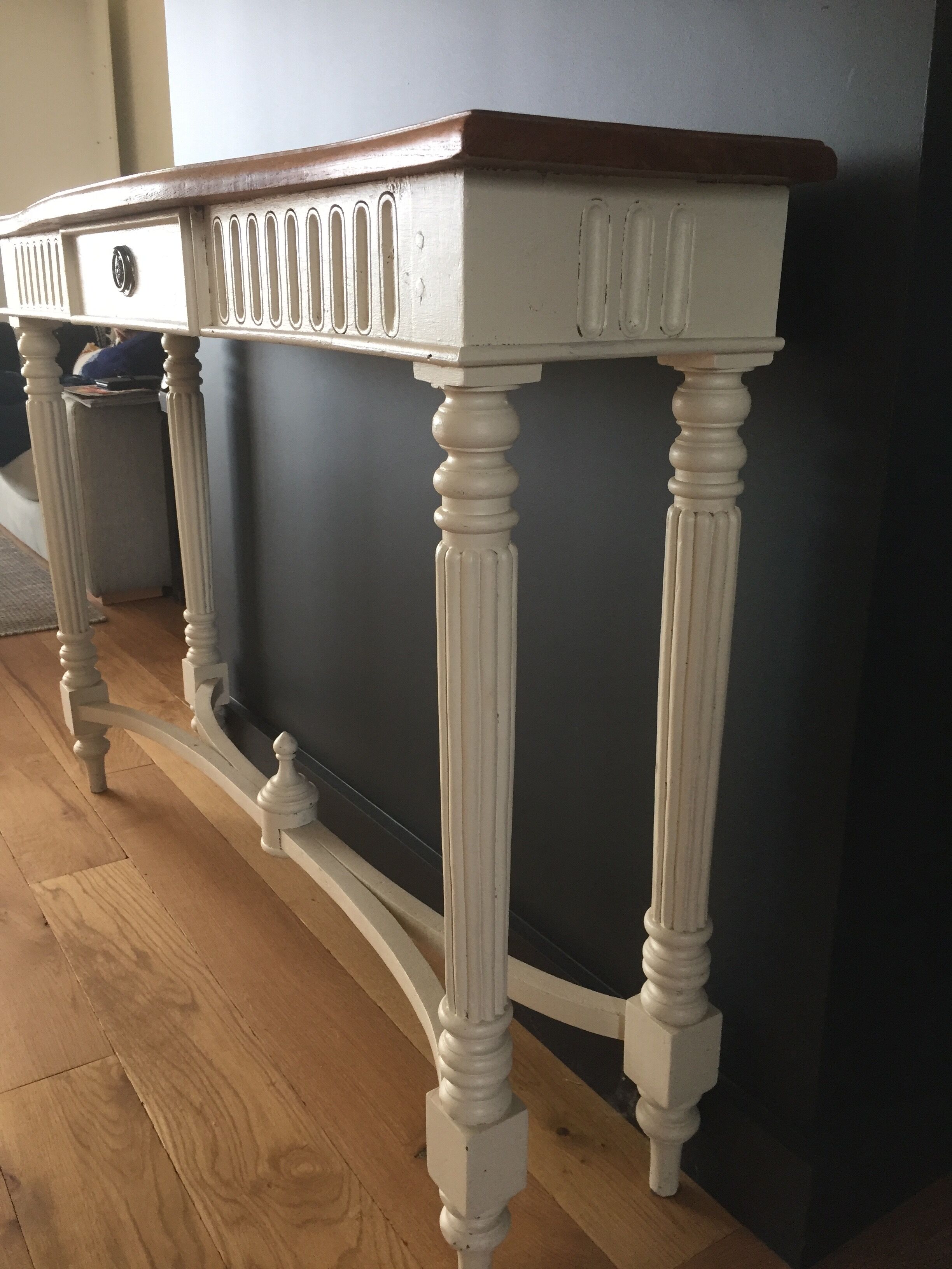Teak console