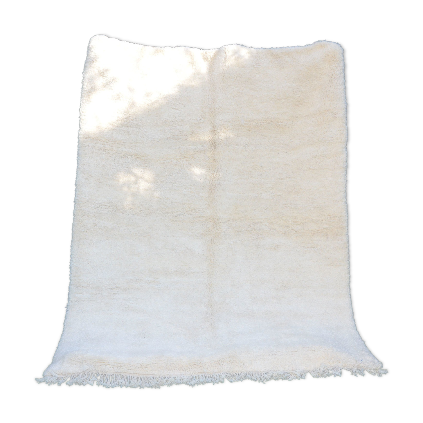 Berber carpet cream wool 215x280 cm