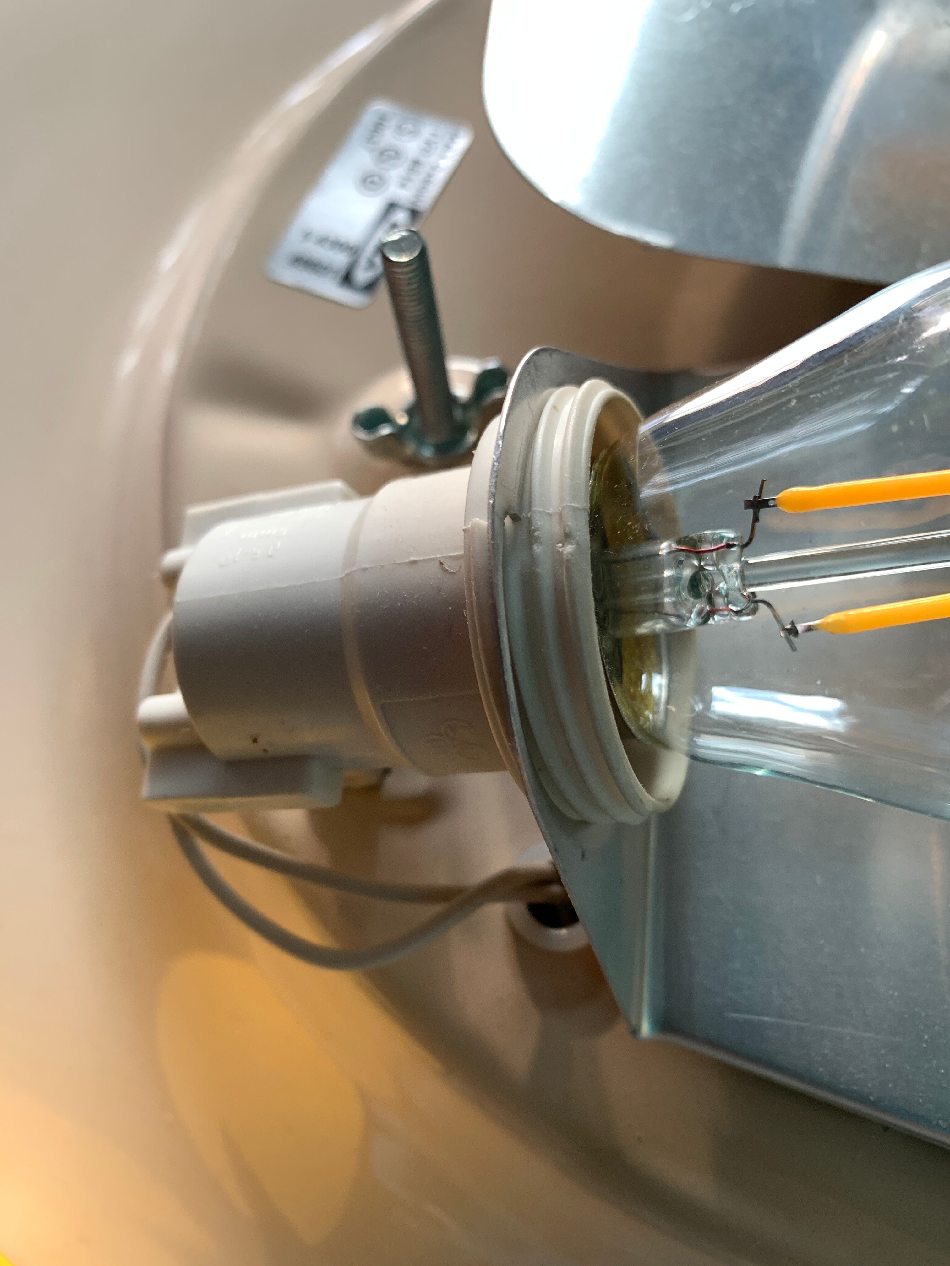 Primary color ceiling lamp, Ikea, 1980