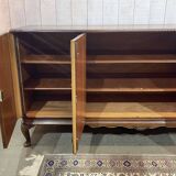 1950s English Chippendale Walnut Sideboard