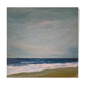 Original painting signed and delivered with its certificate: marine painting