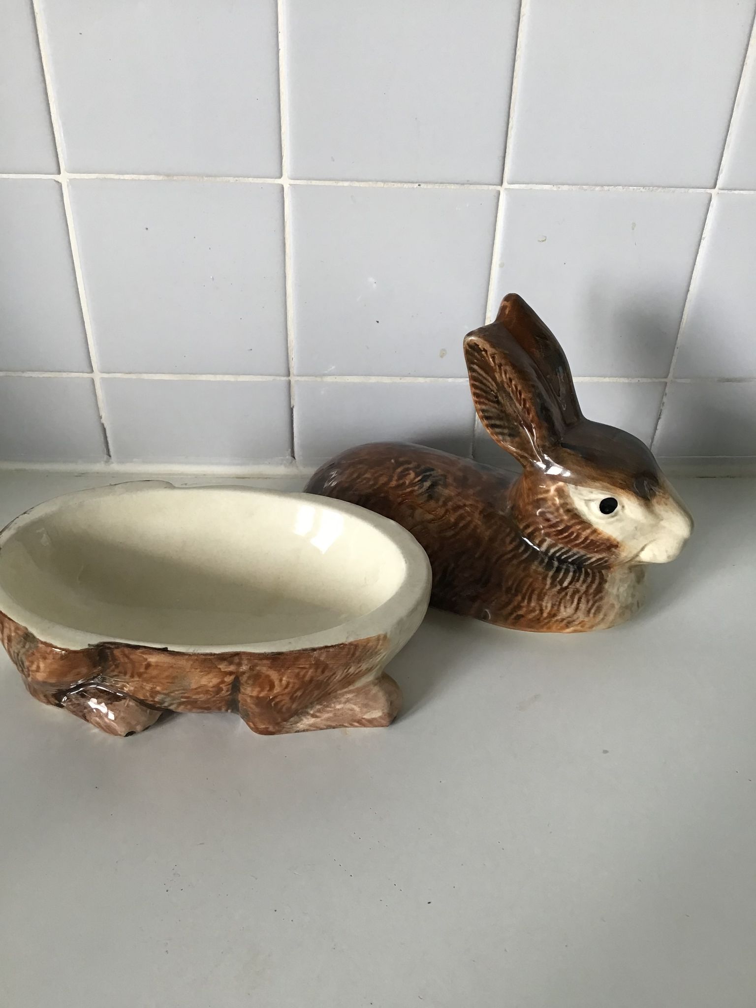 Terrine hare Michel Caugant in slurry very good condition