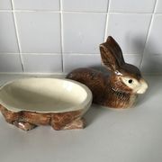 Terrine hare Michel Caugant in slurry very good condition