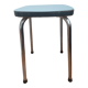 Azure formica stool