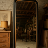Very large antique shop mirror