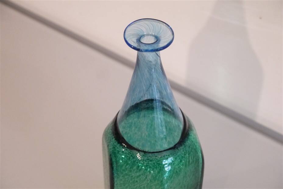 Swedish glass vase by Bertil Vallien for Kosta Boda